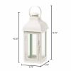 Accent Plus Romantic White Candle Lantern - 13 inches