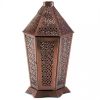 Accent Plus Exotic Hexagonal Candle Lantern - 13 inches