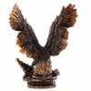 Accent Plus Bronze-Look Eagle in Flight Statue