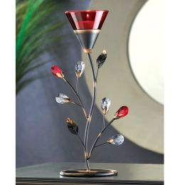 Accent Plus Romantic Red Tealight Holder