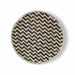 Bamboo Woven Round Basket Tray