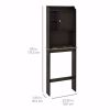 Modern Over The Toilet Space Saver Organization Wood Storage Cabinet for Home; Bathroom