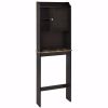 Modern Over The Toilet Space Saver Organization Wood Storage Cabinet for Home; Bathroom