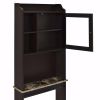 Modern Over The Toilet Space Saver Organization Wood Storage Cabinet for Home; Bathroom