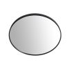 24" Large Round Black Circular Mirror