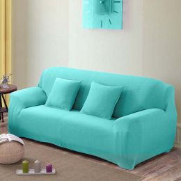 21 Colors For Choice Solid Color Sofa Cover Stretch Seat Couch Covers (Color: transparent)