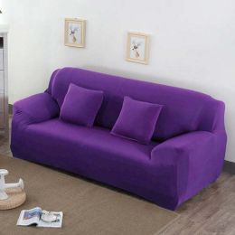 21 Colors For Choice Solid Color Sofa Cover Stretch Seat Couch Covers (Color: Chocolate)