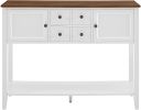 Good & Gracious Sideboard Buffet Storage Cabinet with Storage Drawers Storage Cabinets and Large Shelf