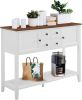 Good & Gracious Sideboard Buffet Storage Cabinet with Storage Drawers Storage Cabinets and Large Shelf